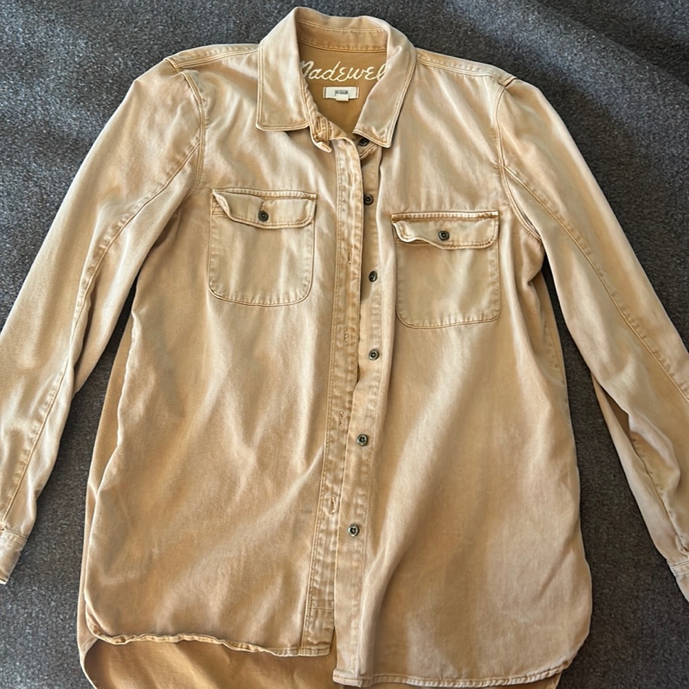 Madewell denim chambray shirt